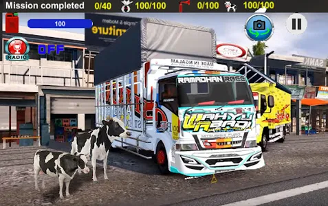 Truck Cow Simulator 3 screenshot 1