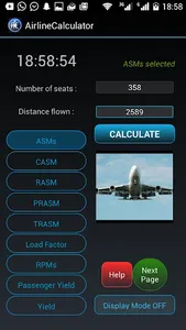 Airline Calculator screenshot 1