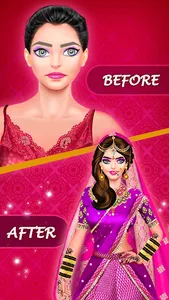 Indian Wedding: DressUp Makeup screenshot 0