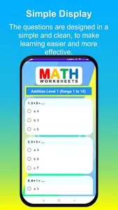 Math Worksheets Game for Kids screenshot 11