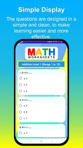 Math Worksheets Game for Kids screenshot 18