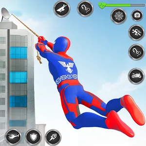 Spider Fighting Rope Hero Game screenshot 0