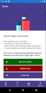 Quick Vape Calculator screenshot 3