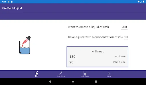 Quick Vape Calculator screenshot 4