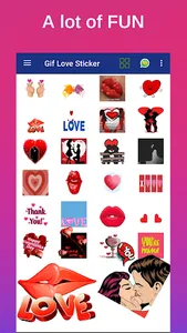 Gif Love Sticker WASticker screenshot 4