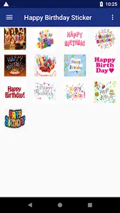 Happy Birthday Stickers screenshot 1