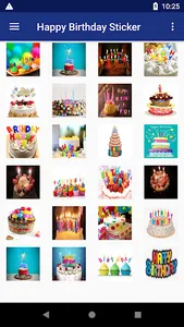 Happy Birthday Stickers screenshot 2