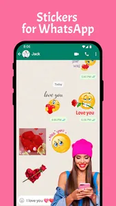 WASticker Love Sticker Gifs screenshot 0