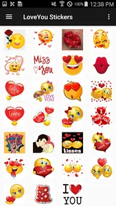 LoveYou Stickers WAStickerApps screenshot 1