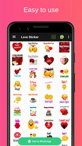 Love Sticker - WAStickerApps screenshot 0