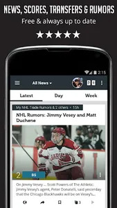 Sportfusion - NHL News Edition screenshot 0