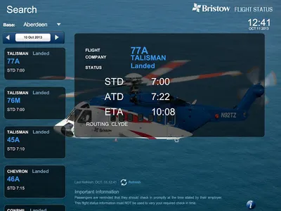 Bristow Flight Status screenshot 3