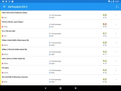 Earthquake + Alerts, Map & Inf screenshot 6