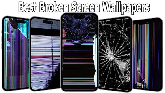 Broken Screen Wallpaper Prank screenshot 0