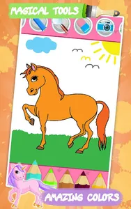 Unicorn Kids Coloring Book screenshot 13