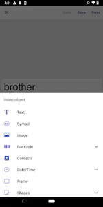 Brother iPrint&Label screenshot 3