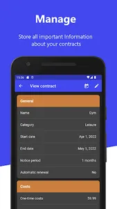 Contract Reminder screenshot 5