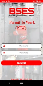BRPL PTW (Permit To Work) screenshot 1