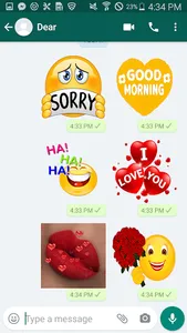 IKiss Love Stickers-WaStickers screenshot 0