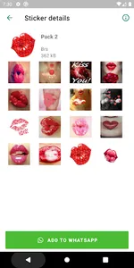 IKiss Love Stickers-WaStickers screenshot 1