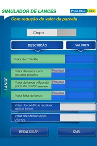 Simulad. Consórcio Primo Rossi screenshot 3