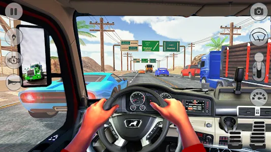 In Truck Driving Race: Highway screenshot 6