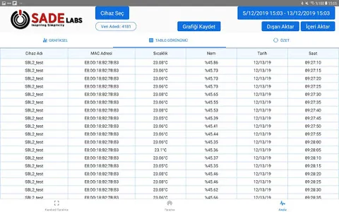 Sadelabs Logger screenshot 9