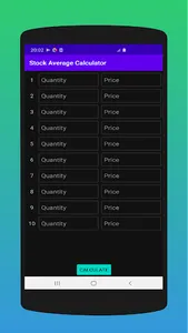 Stock Average Calculator screenshot 2