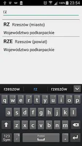 Polskie rejestracje / tablice screenshot 1