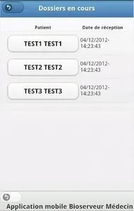 Bioserveur Médecin screenshot 1