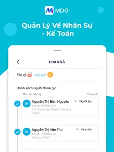 MDO – Nền tảng quản trị DN screenshot 11