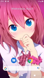 Cute Anime Girl Wallpaper screenshot 0