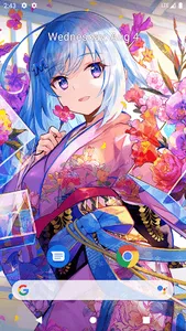 Cute Anime Girl Wallpaper screenshot 1