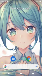 Cute Anime Girl Wallpaper screenshot 2