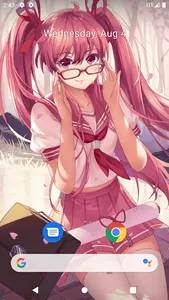 Cute Anime Girl Wallpaper screenshot 3