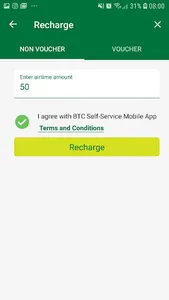BTC Mobile App screenshot 2