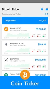 Bitcoin Price: Your BTC Coin T screenshot 1