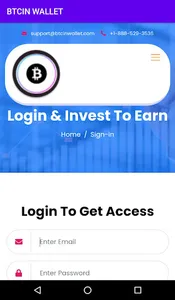 BTCIN WALLET screenshot 1
