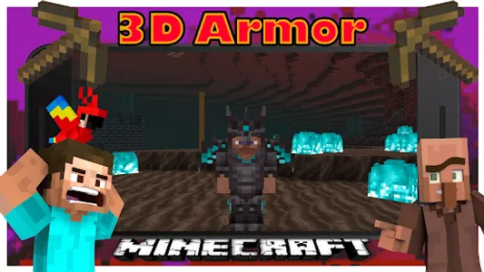 3D Armor Mod For Minecraft PE screenshot 0
