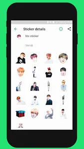 WAStickers -BTS kpop Stickers screenshot 1