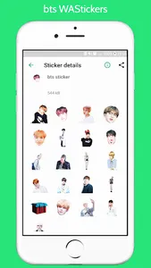 WAStickers -BTS kpop Stickers screenshot 3