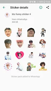 WAStickers -BTS kpop Stickers screenshot 6