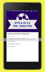 BTTS OV 2.5 TIPS- GOALS PICK03 screenshot 7