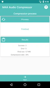 M4A Audio Compressor screenshot 4