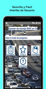 Examen de manejo DMV CA 2023 screenshot 0