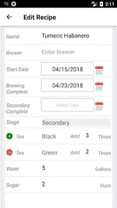 Kombucha Tracker screenshot 3
