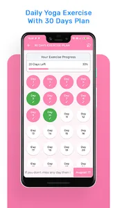 Daily Yoga Exercise - Workout screenshot 1