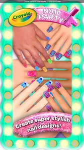 Crayola Nail Party: Nail Salon screenshot 0