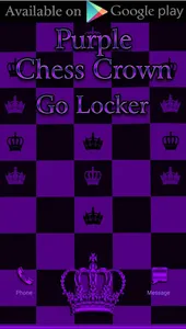 Purple Crown Clock Widget screenshot 3