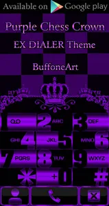 Purple Crown Clock Widget screenshot 5